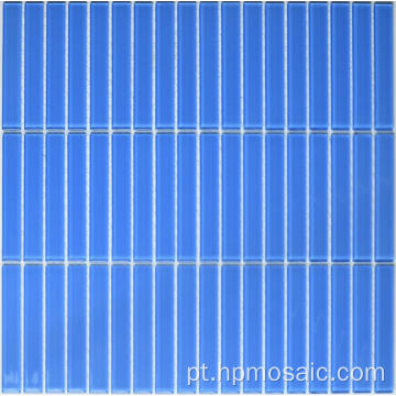 15x98mm Tamanho Mosaico Skyblue Tile para decoração de parede